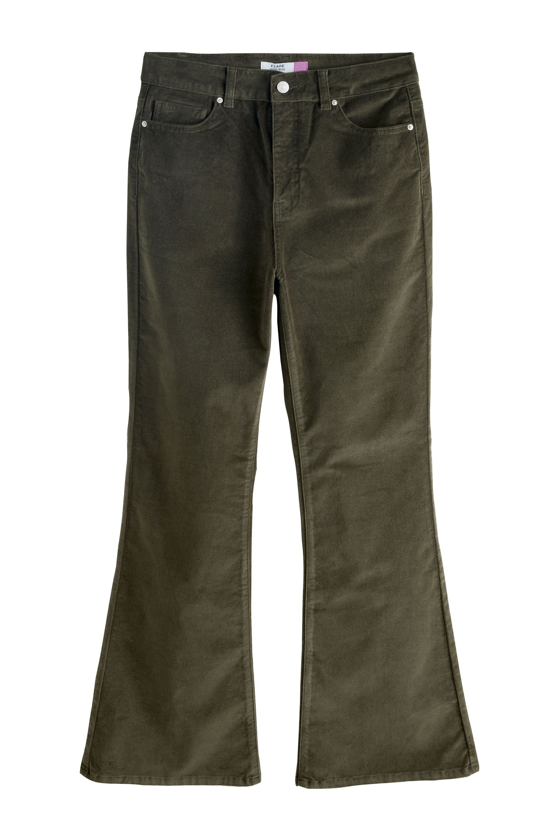 Next Schlagjeans Hochbund-Schlagjeans aus Cord (1-tlg) günstig online kaufen