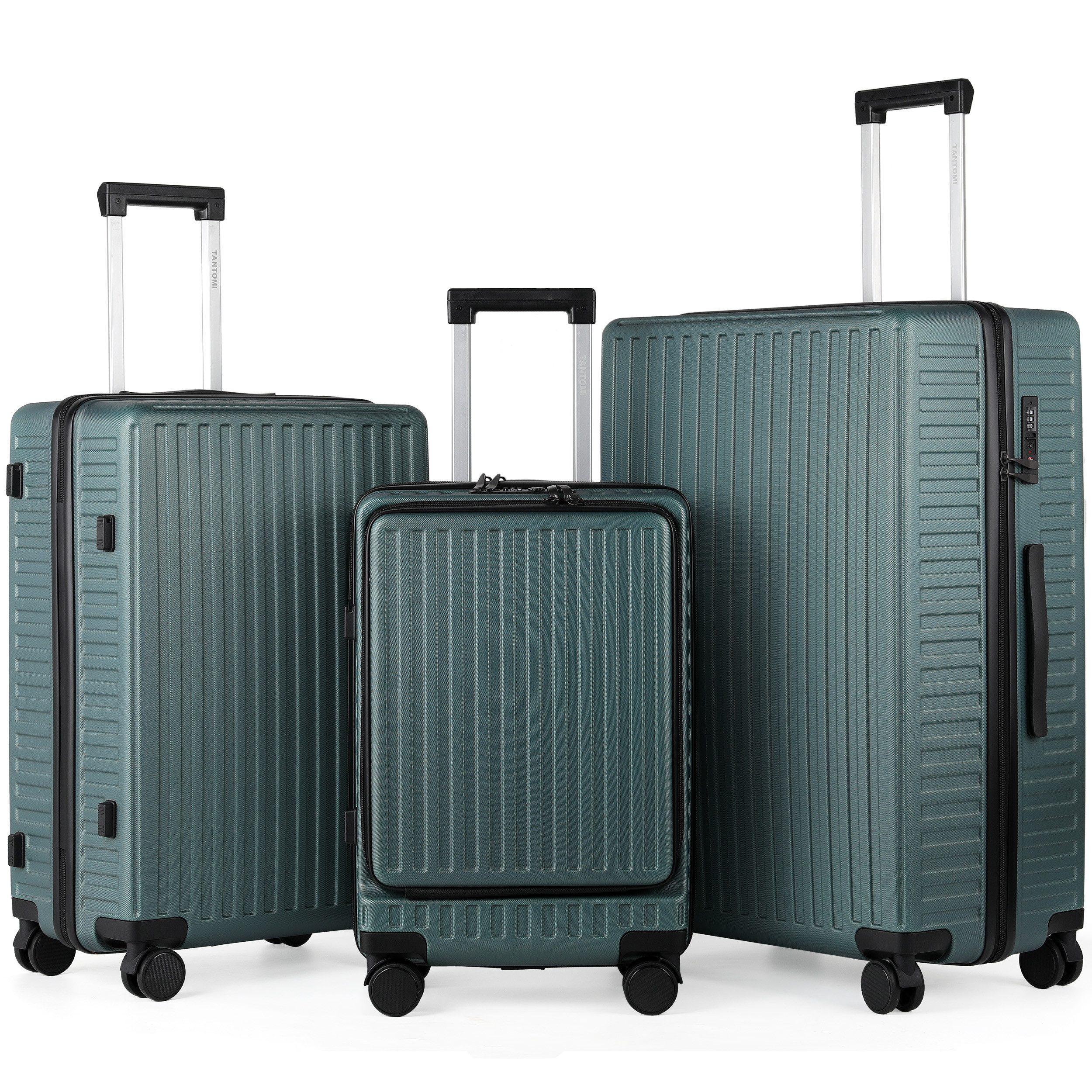 TAN.TOMI Kofferset ABS Handgepäckkoffer Business-Koffer Trolleys mit TSA Sc günstig online kaufen