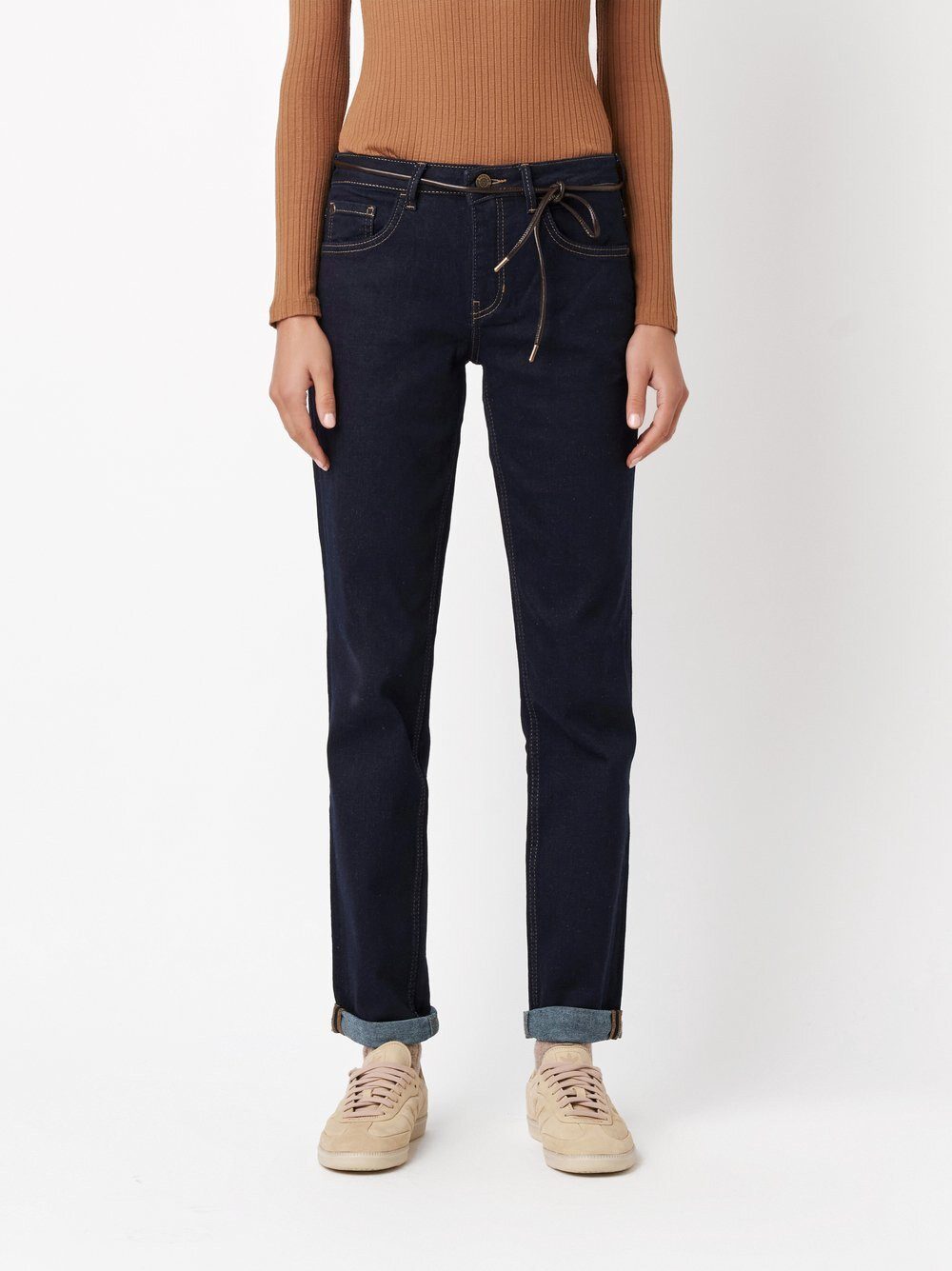 ROSNER 5-Pocket-Jeans Masha_097 mit Gürtel günstig online kaufen