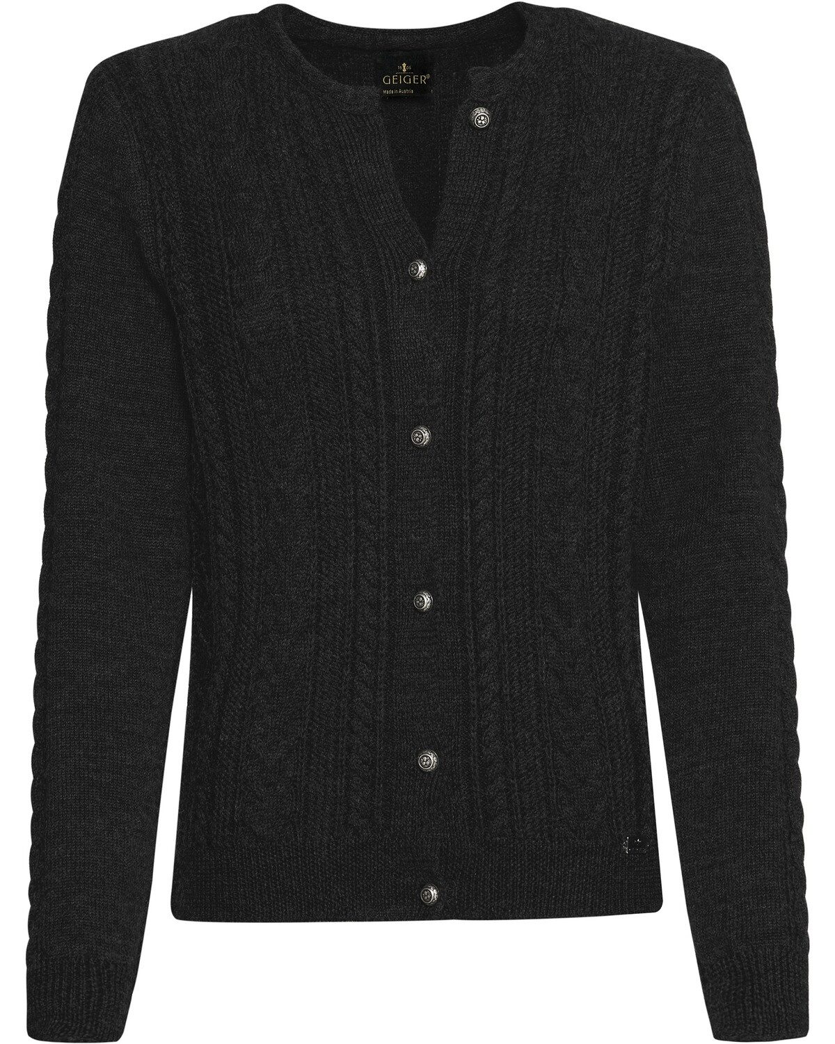 Geiger Trachtenjacke Strickjacke mit Strukturmuster