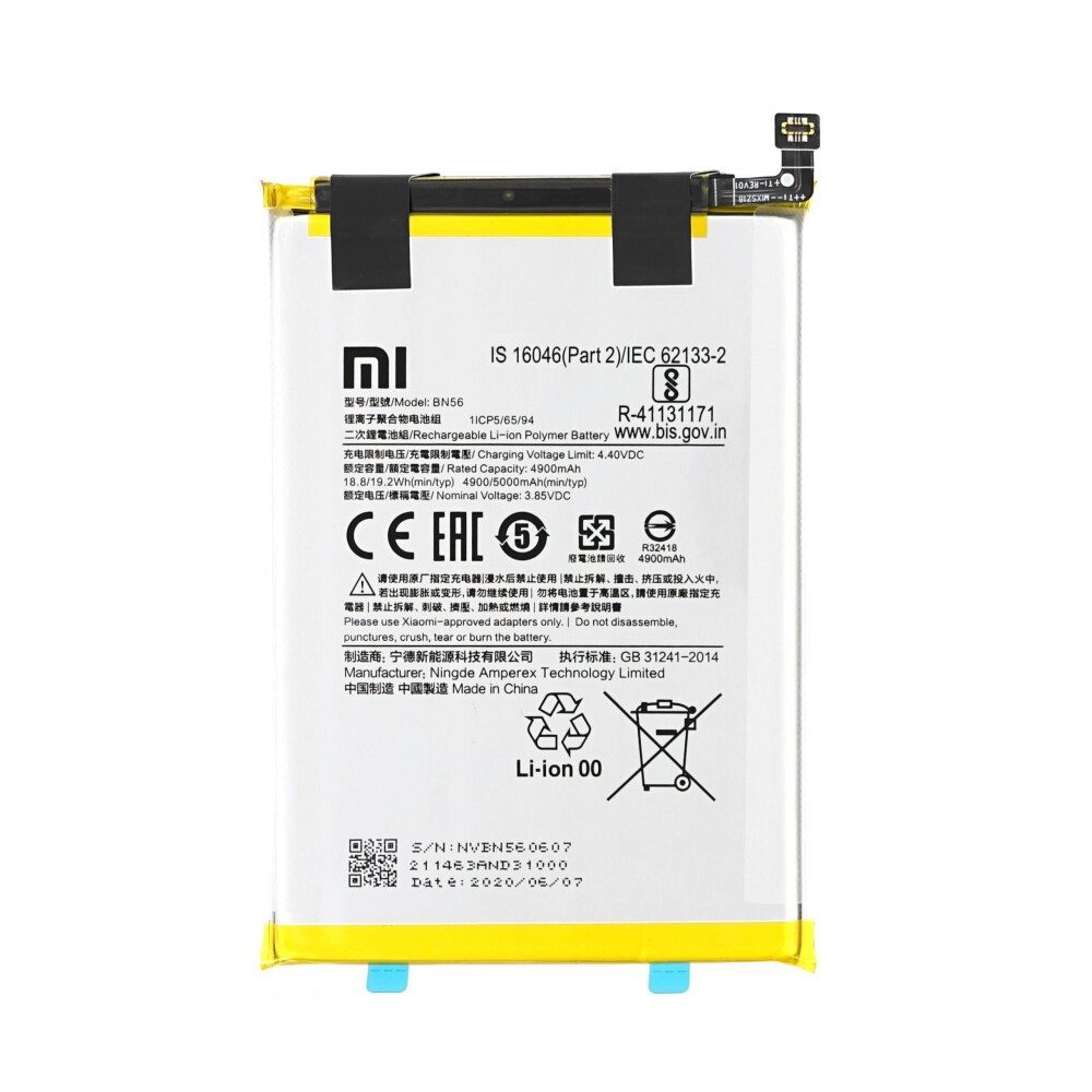 Original Akku BN56 für Xiaomi Redmi 9A 9C POCO M2 Pro 5000mAh 46020000 Handy-Akku