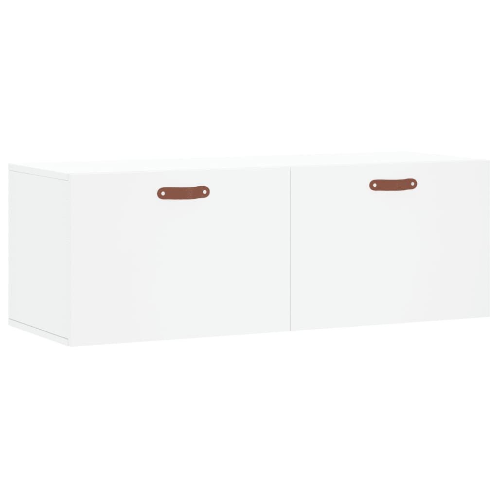 vidaXL Hängeschrank Wandschrank Weiß 100x36,5x35 cm Holzwerkstoff (1-St)
