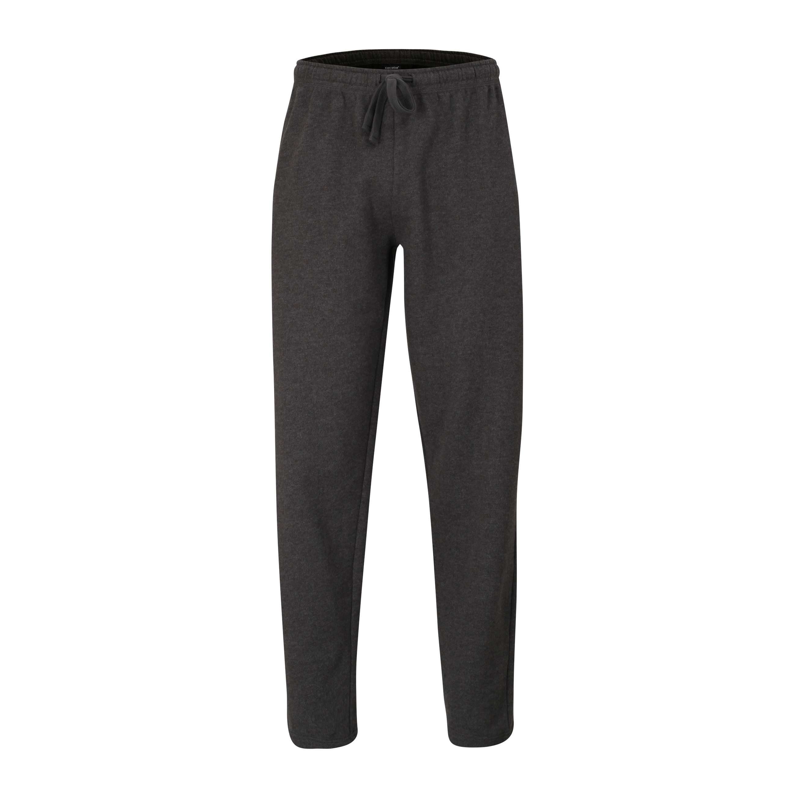 CECEBA Schlafhose CECEBA Herren Lange-Hose grau melange (1-tlg)