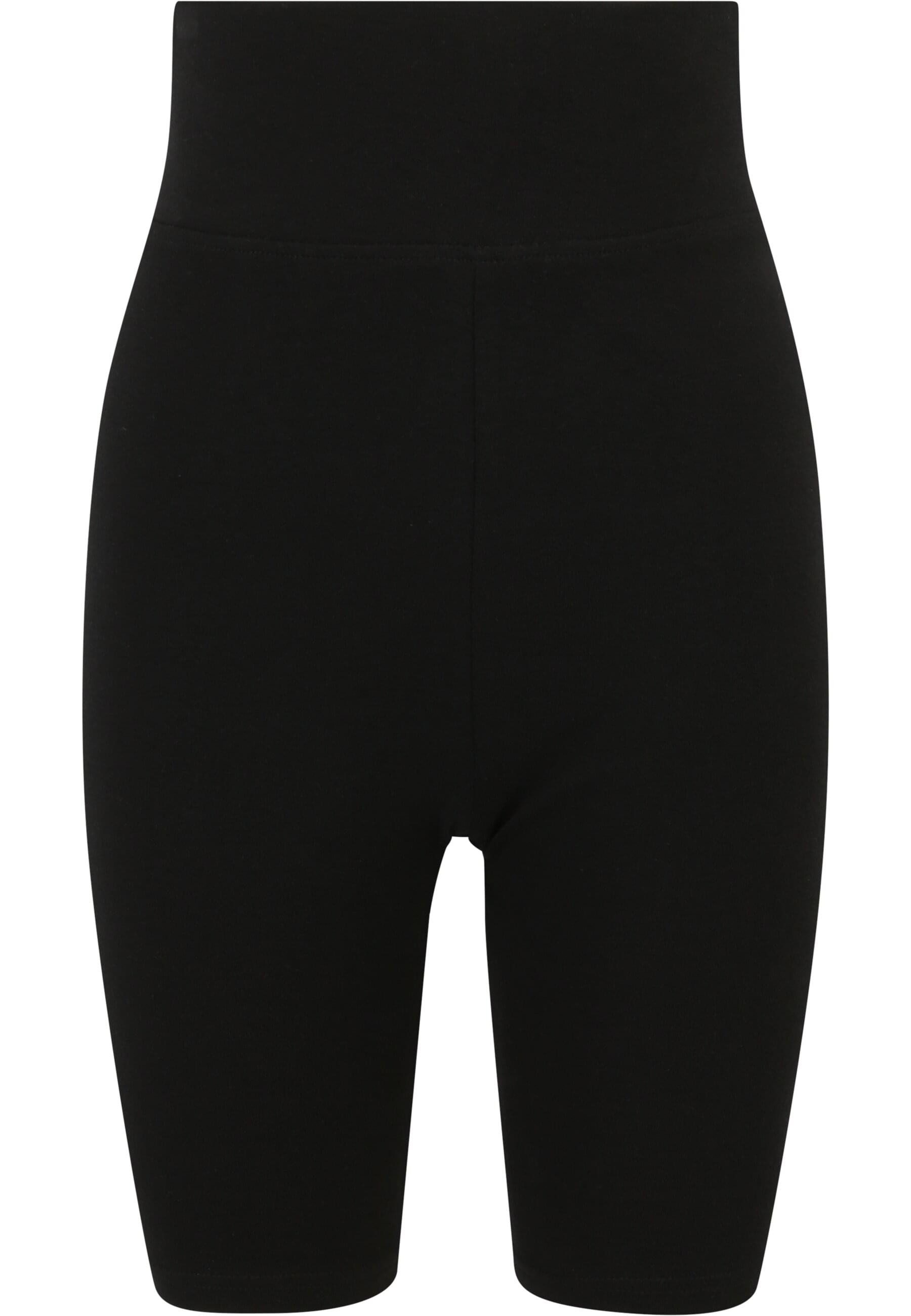 Stoffhose Urban Classics Damen Ladies High Waist Cycle Shorts 2-Pack