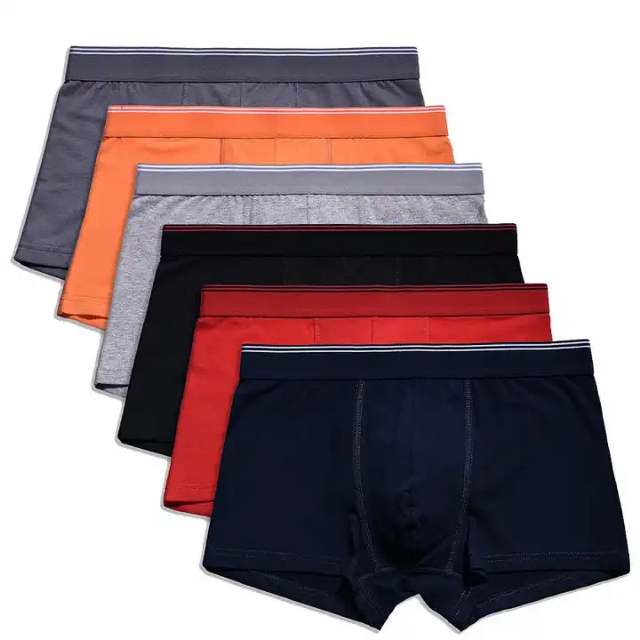 Boxershorts unterhosen Herren 6er Pack – Baumwolle Stretch Unterwäsche (A1097)