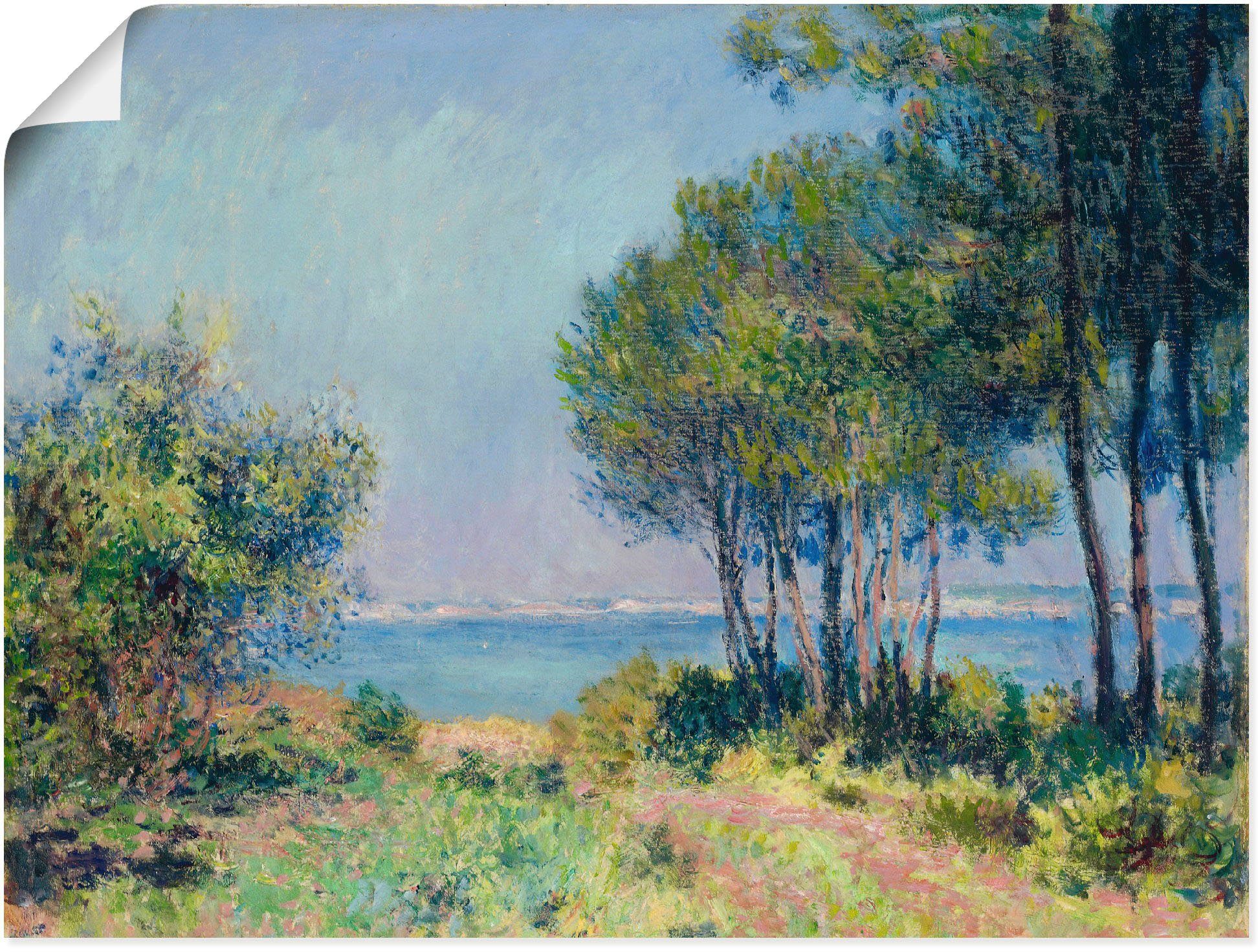 Artland Poster Die Küste bei Varengeville. 1882, Gewässer (1 St), ohne Rahmen