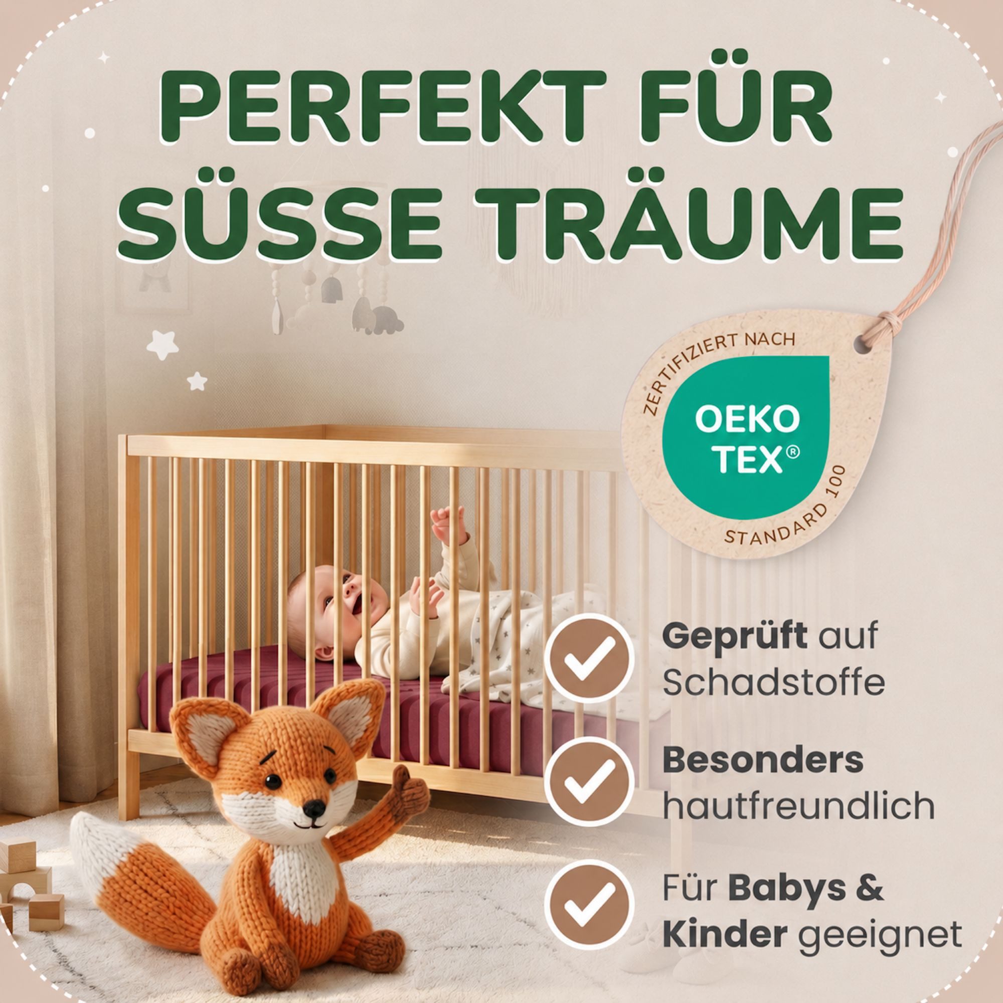 leevitex® Spannbettlaken in verschiedenen Größen und Farben, Jersey aus 100% Baumwolle, Jersey, Gummizug: rundum, (1 Stück), in verschiedenen Größen und Farben, Jersey aus 100% Baumwolle