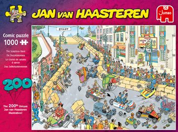 Jumbo Spiele Puzzle Jan van Haasteren Das Seifenkistenrennen Puzzle, 1000 Puzzleteile