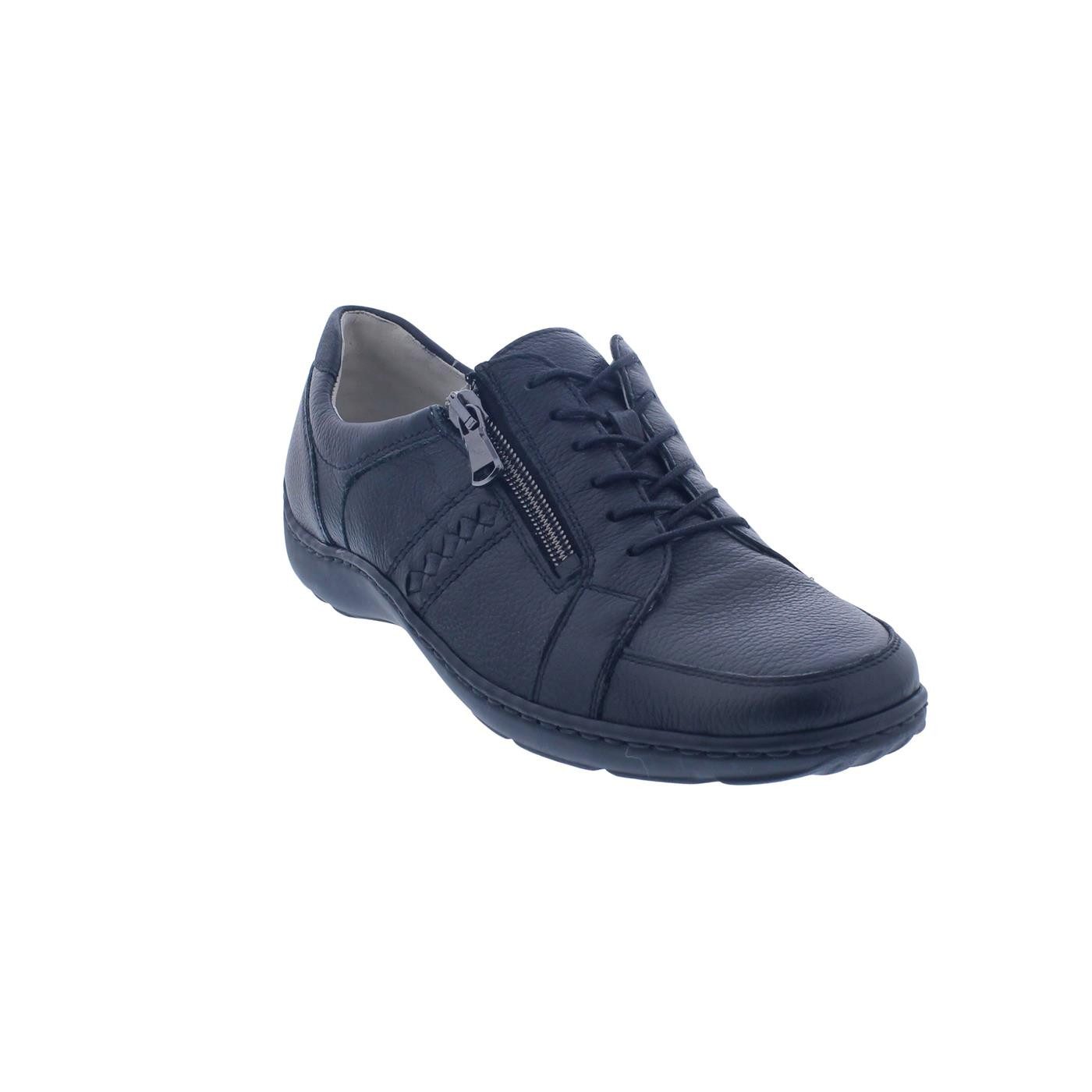 Waldläufer Waldläufer Henni Halbschuh, Glattleder, schwarz, Weite H 496054- günstig online kaufen