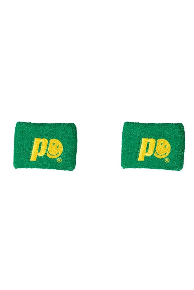 Stirnband x Smiley Schweissband Logo Small grün - 2 Stück