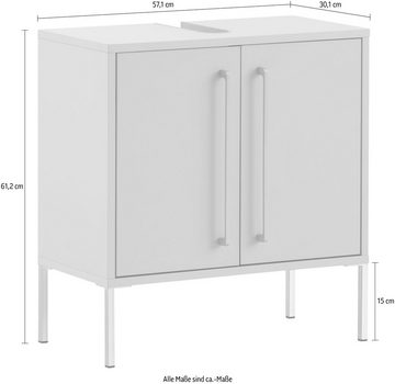 Schildmeyer Waschbeckenunterschrank Sarah Badmöbel, Breite 57,1