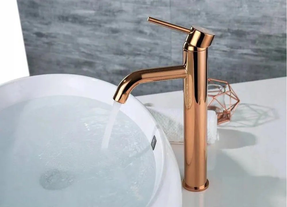Thumbnail - wohnwerk.idee Badarmatur Waschbeckenarmatur Wasserhahn Einhebelmischer Schwarz Chrom Weiß