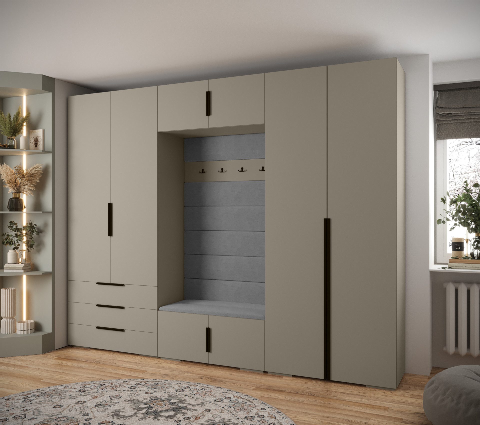 ABIKS MÖBEL Kompaktgarderobe INOVA 1 SATZ günstig online kaufen