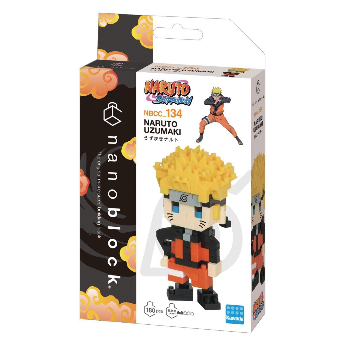 nanoblock Steckspielzeug NBCC-134 Naruto Shippuden Uzumaki 180 Teile 3D Puzzle