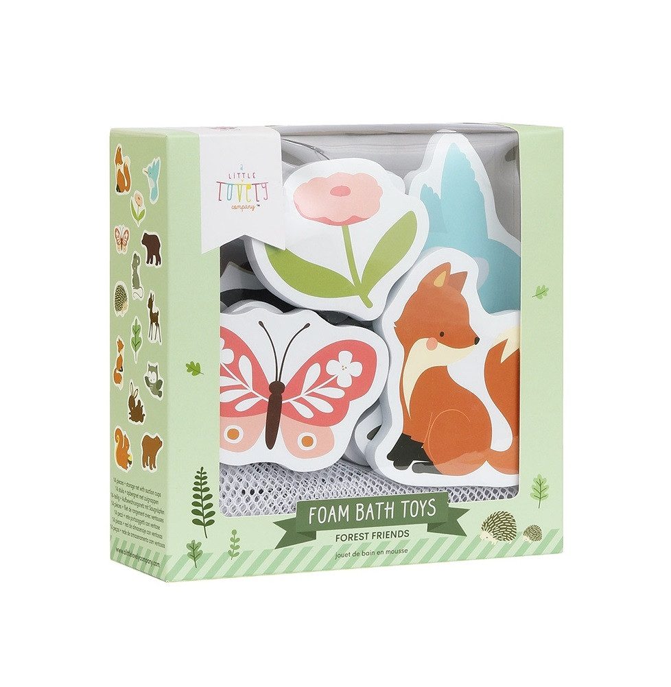 A Little Lovely Company Badespielzeug Schaumstoff Badetiere mit Badenetz zu günstig online kaufen