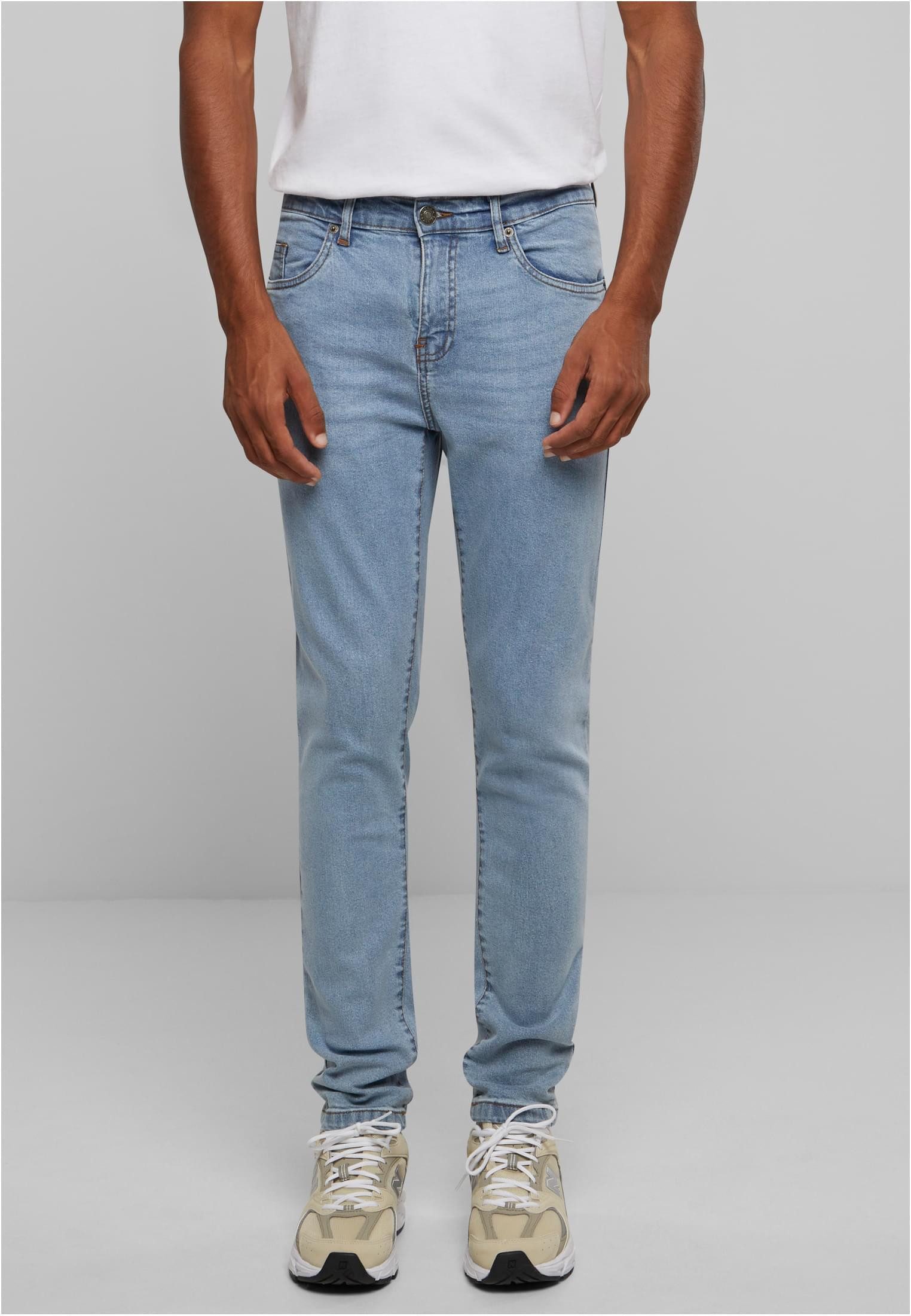 URBAN CLASSICS Funktionshose Heavy Ounce Slim Fit Jeans Herren Jeans