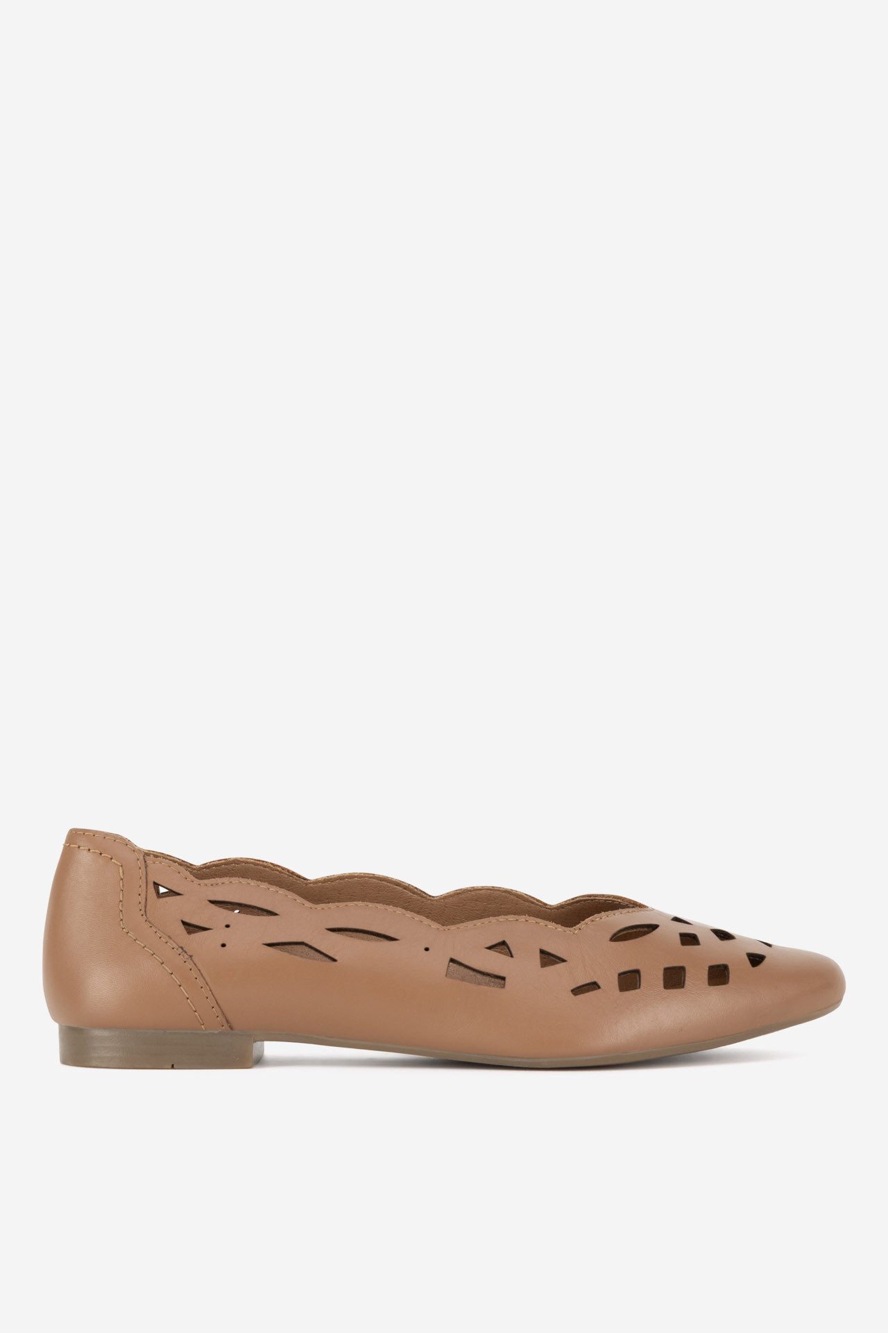 LASOCKI Elegante Lasocki Damen Ballerinas aus Leder – Braun, Alltags-Chic Ballerina