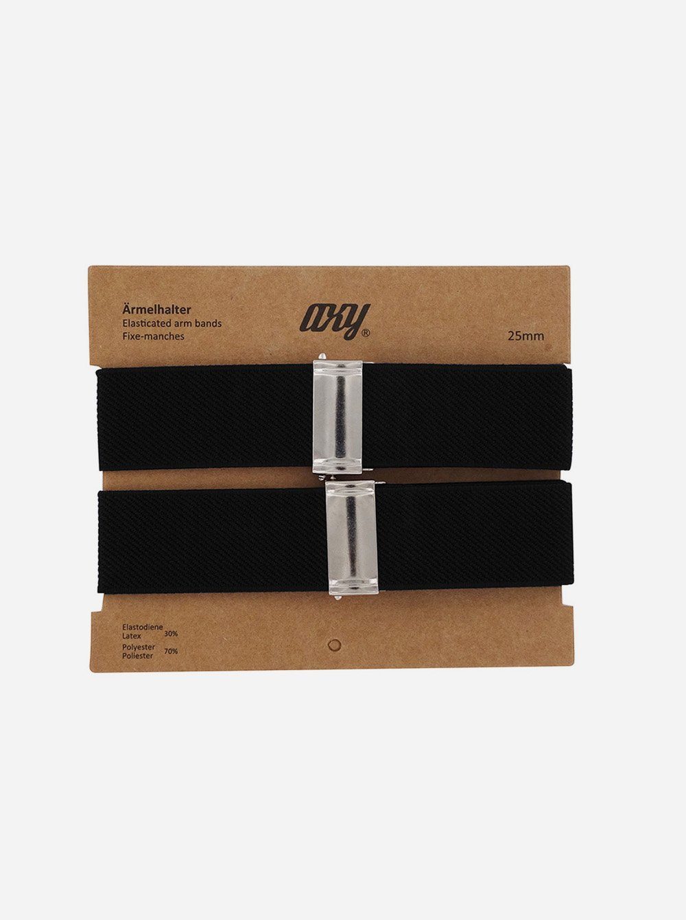 axy Hosenträger 1 Paar Herren Hemd Ärmelhalter 2,5cm Breit elastisch und größenverstellbar Ärmelhalter Hülsenhalter Ärmelband