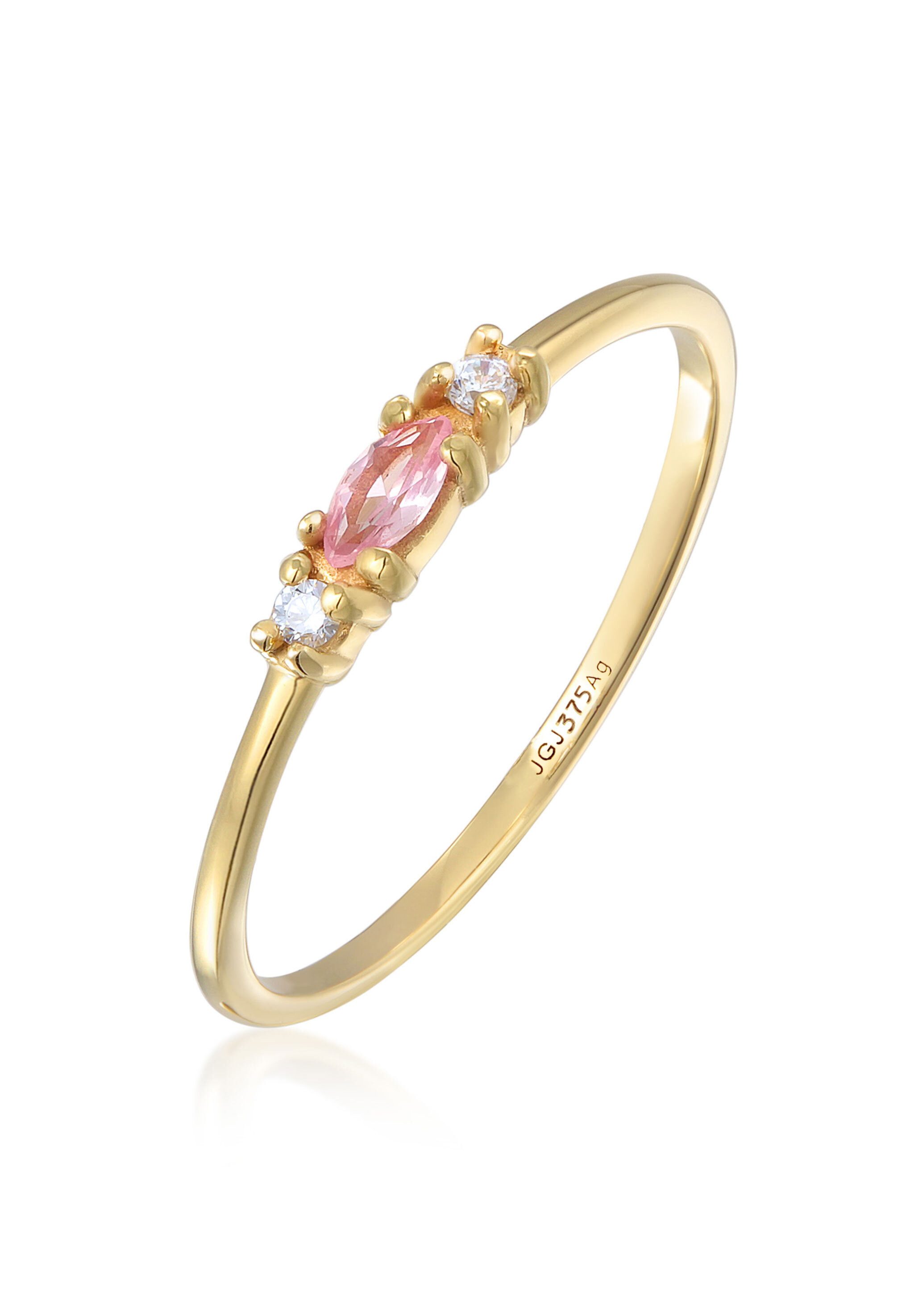 Elli Premium Fingerring Vintage Zirkonia Marquise günstig online kaufen