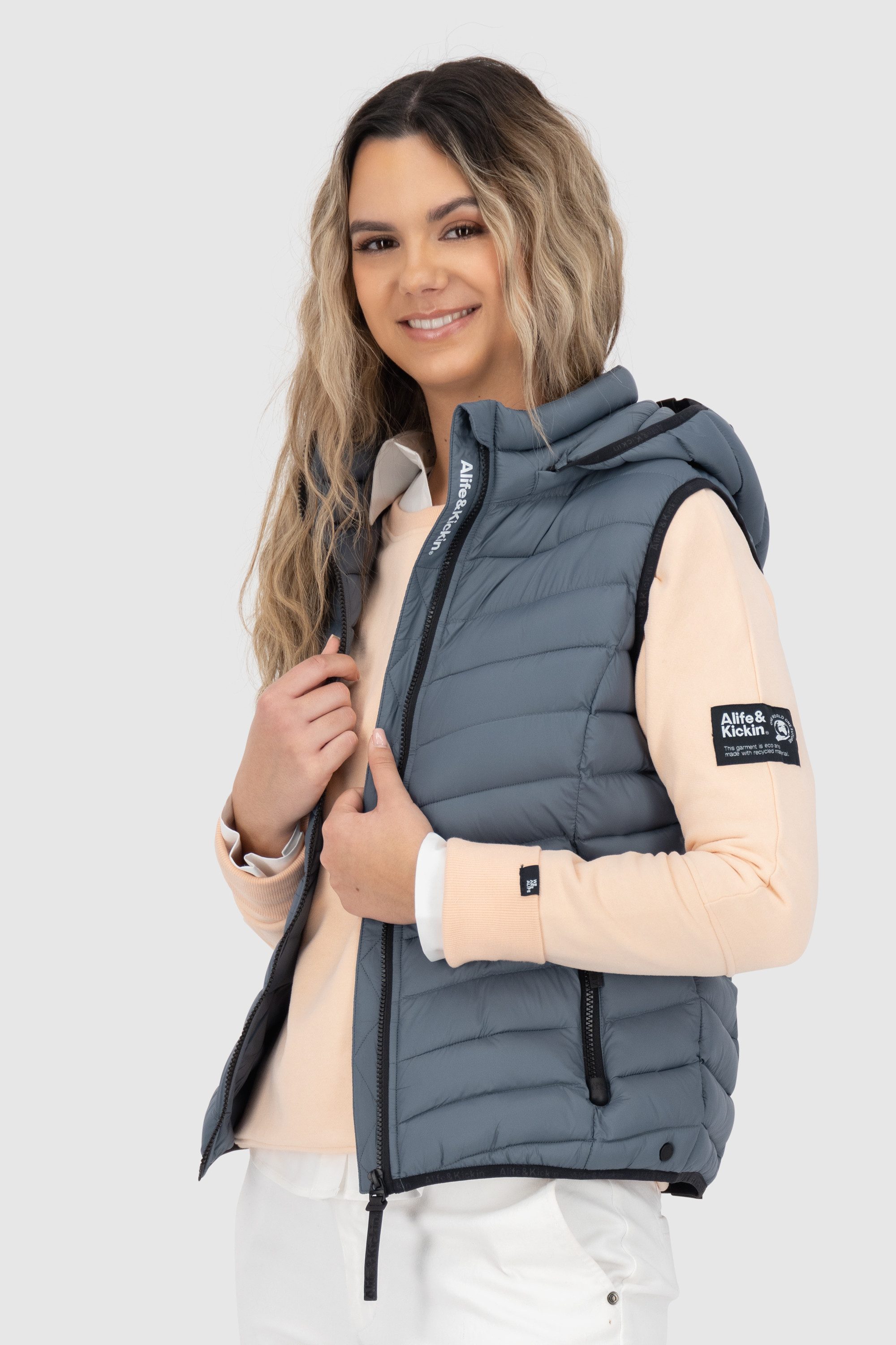 Alife & Kickin Steppweste Damen LenkaAK A Steppweste, Weste