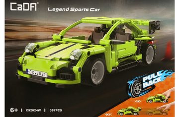 CaDA Konstruktionsspielsteine Legend Sports Car Pullback (387 Teile)