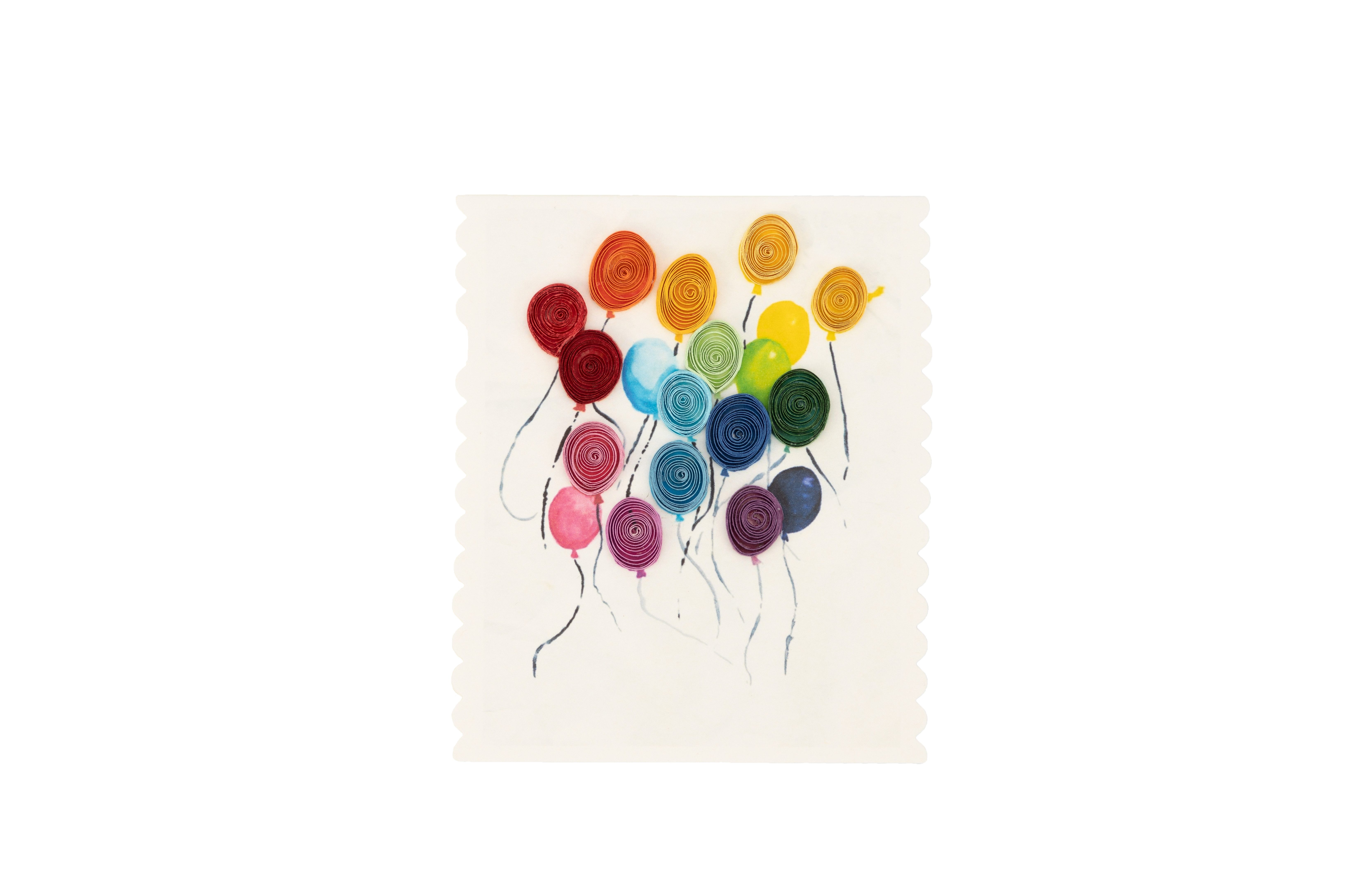 El Puente Grußkarte Grußkarte "Bunte Ballons", Handmade, Handmade