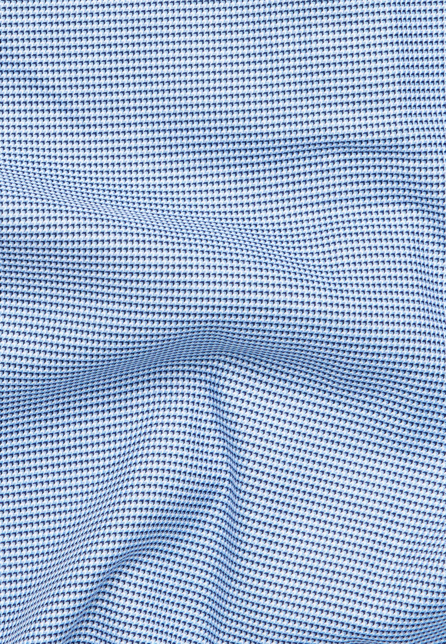 Langarmhemd MODERN blau Eterna FIT