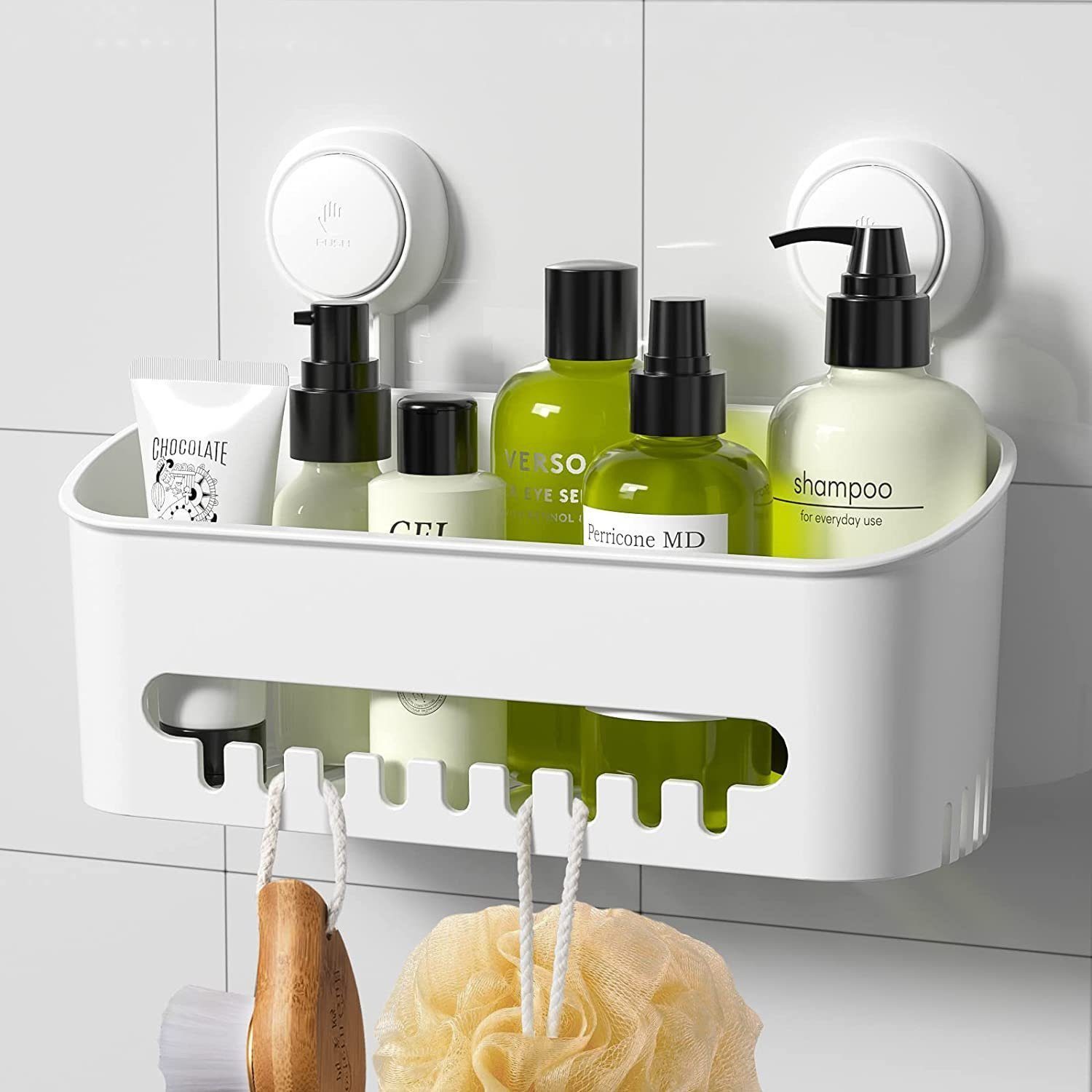Elegear Duschkorb Saugnapf Duschablage Badezimmer, (2 günstig online kaufen
