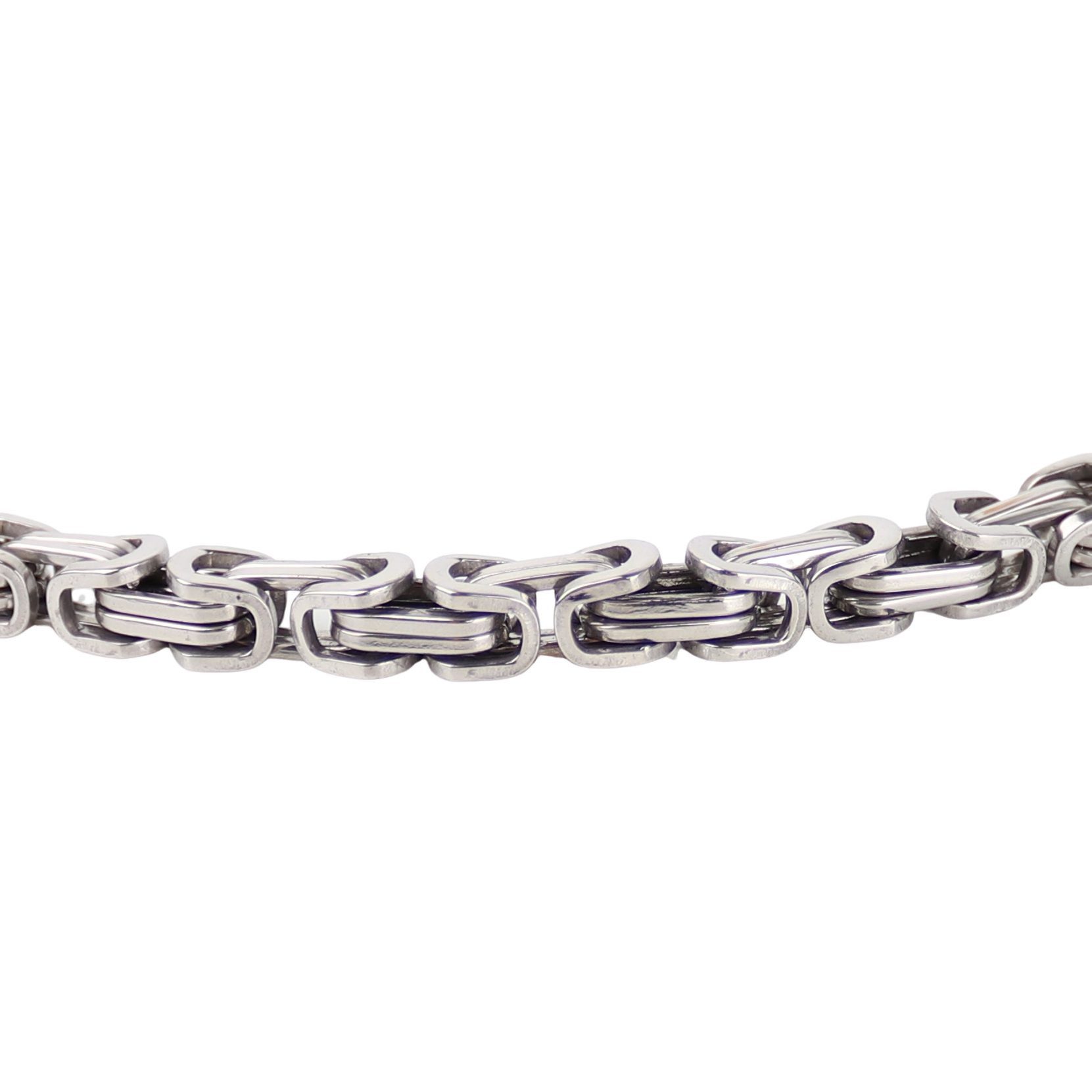 MIRROSI Kette ohne Anhänger Herren Edelstahlkette, Königskette, Halskette, 5mm dick, Kette 60cm Lang, Unisex