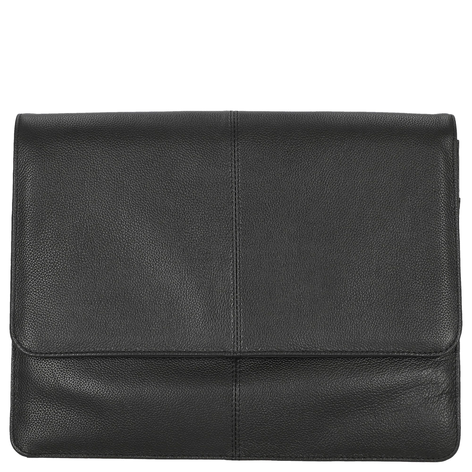 Schreibmappe Easy Business - Konferenzmappe 35 cm Leder (schwarz)