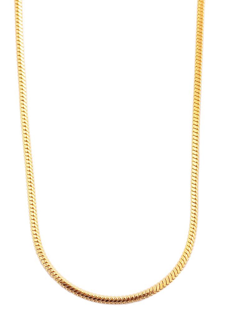 AKZENT Edelstahlkette 5000178 Schlangenkette, Edelstahl, goldfarben, günstig online kaufen