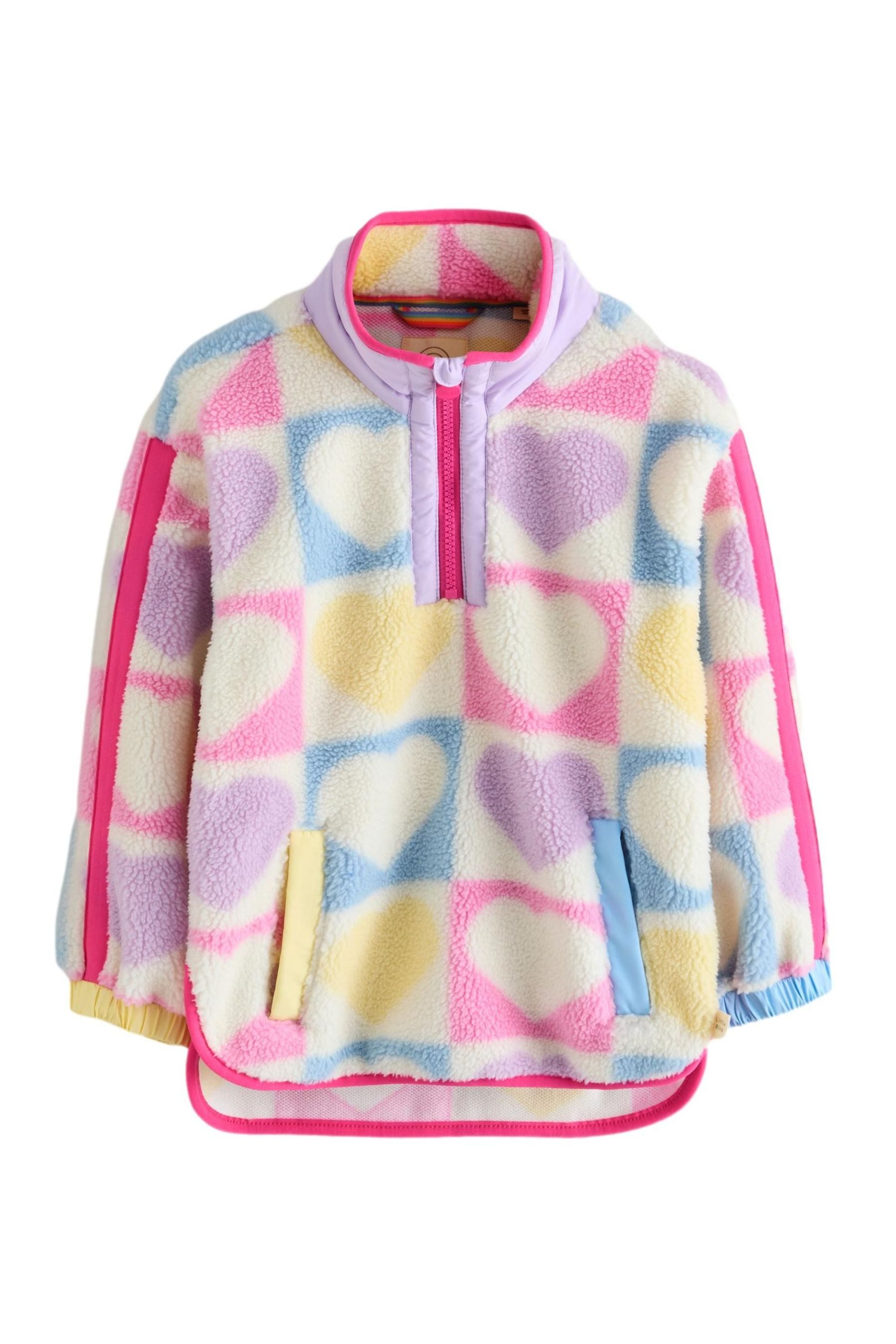 Little Bird by Jools Oliver Fleecejacke Little Bird By Jools Oliver Borgjacke, Blockfarben (1-St)