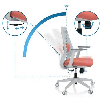 hjh OFFICE Drehstuhl Home Office Bürostuhl PARFERIO W Stoff (1 St), Schreibtischstuhl ergonomisch