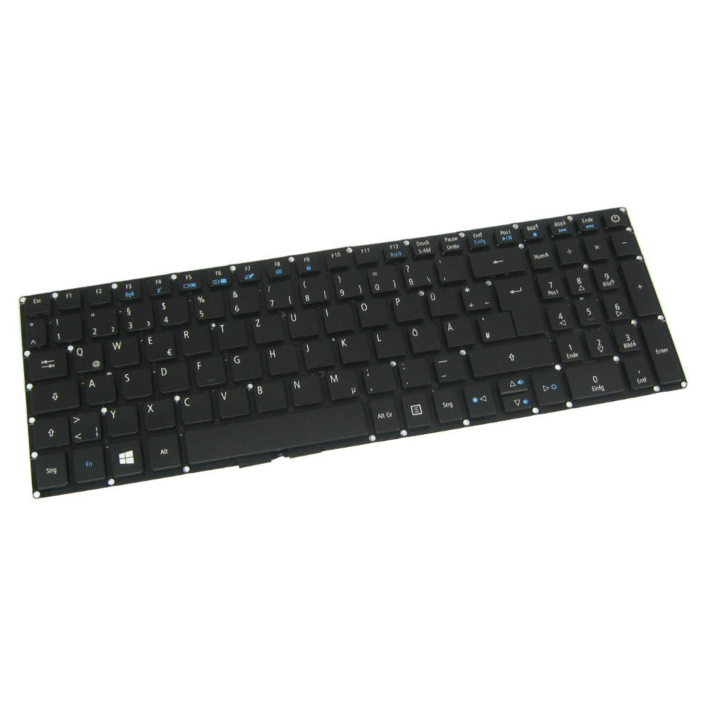 Trade-Shop Ersatz passend für Acer Aspire E5-573TG E5-752 E5-752G E5-772 E5-772G Tastatur (Tasten: Deutsch, QWERTZ / Farbe: Schwarz / mit Hintergrundbeleuchtung)
