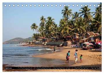 CALVENDO Wandkalender Indien - Goa (Tischkalender 2025 DIN A5 quer), CALVENDO Monatskalender