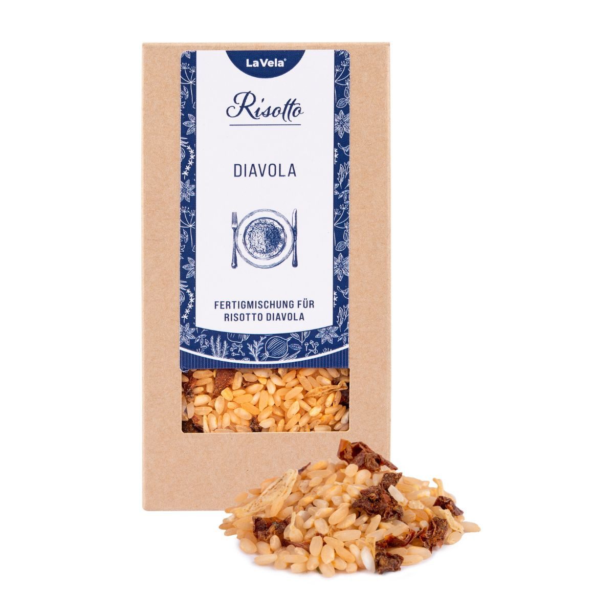 La Vela Reis La Vela Risotto Diavola, Mediterranes Risotto mit Chili, 250 g