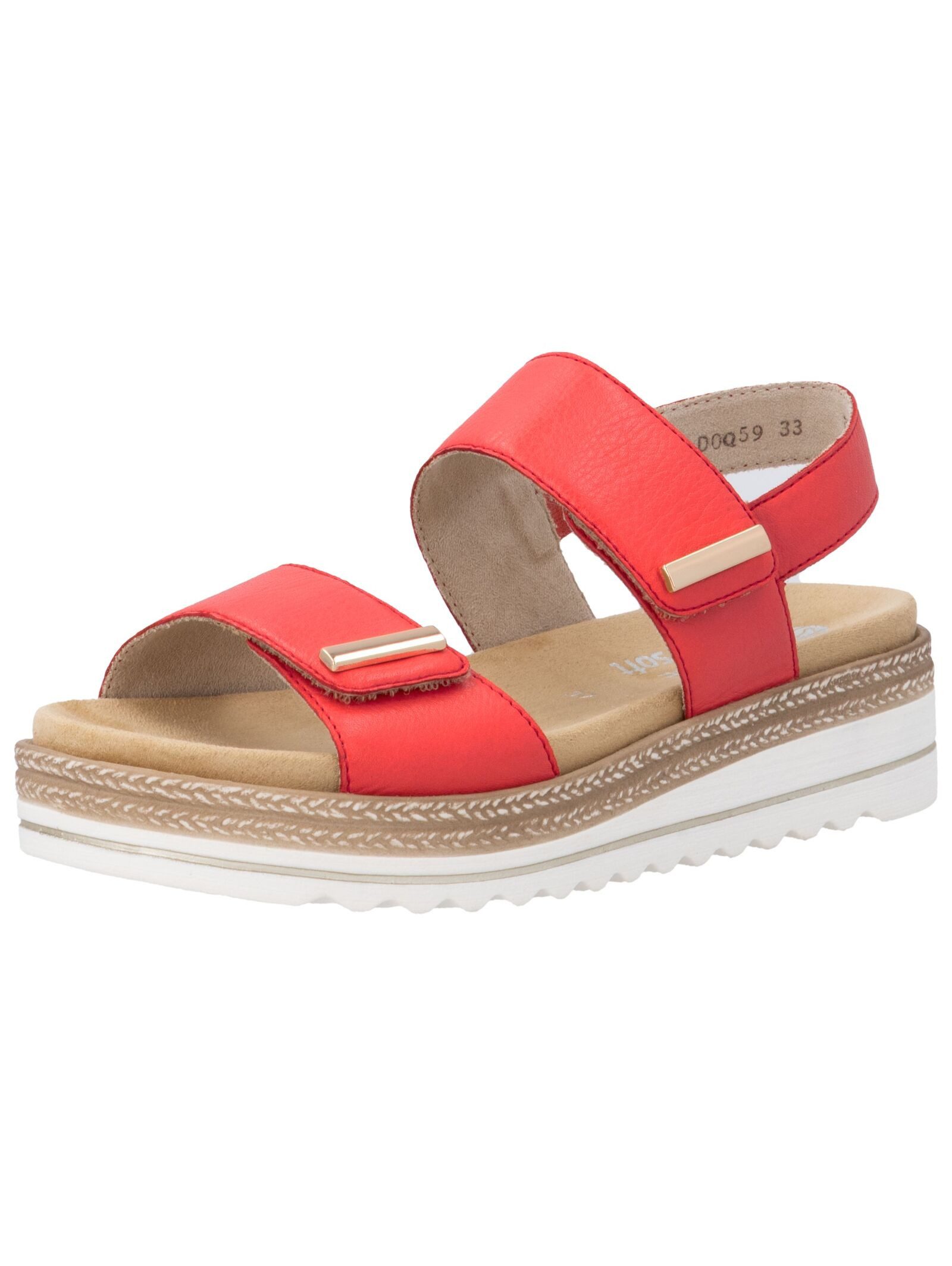 Remonte Remonte Sandalen Glattleder Plateausandaletten