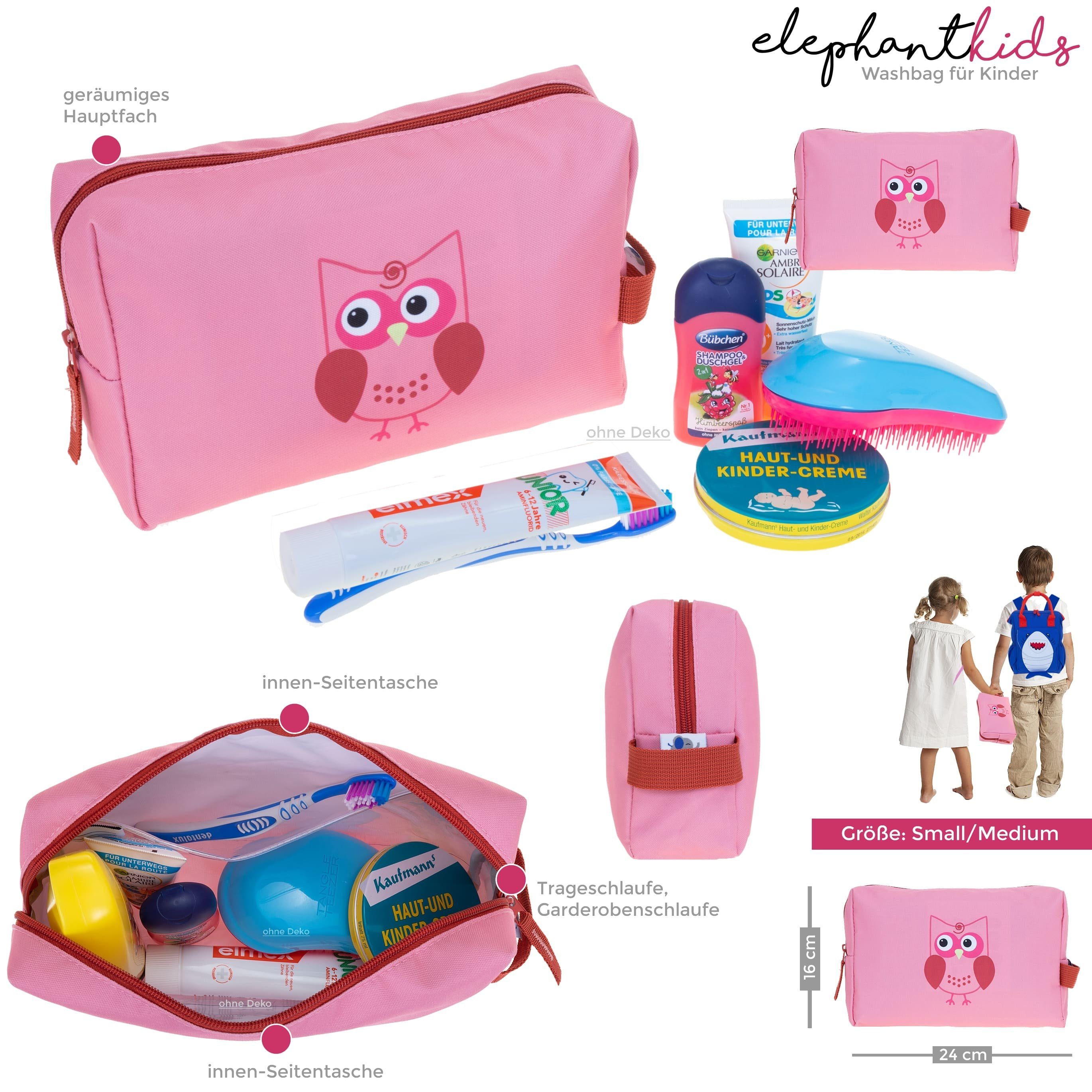 ELEPHANT Kulturbeutel Kids Washbag Kulturtasche klein Kinder Tiere, Beautycase small Reise Jungen Mädchen