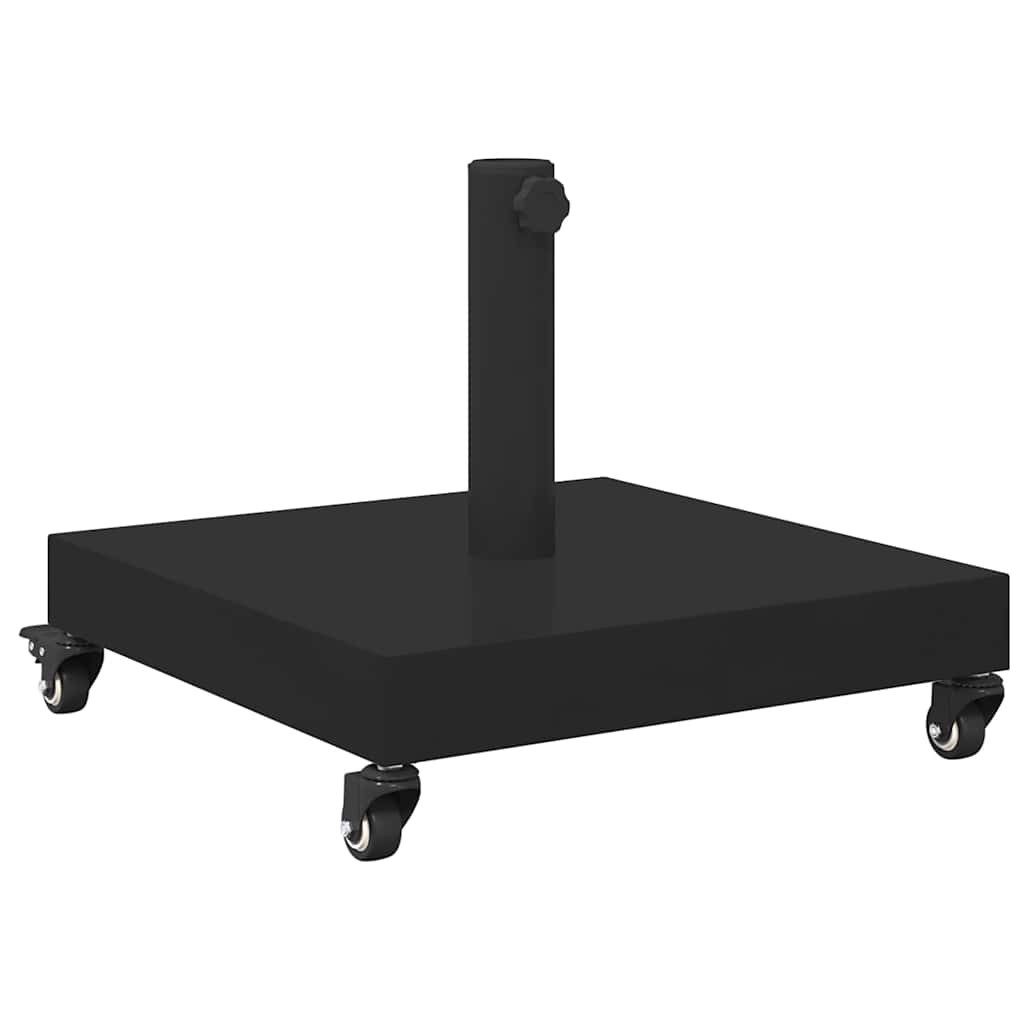 vidaXL Schirmhalter Sonnenschirmständer Schwarz 45 x 45 x 31,5 cm, 1 tlg.