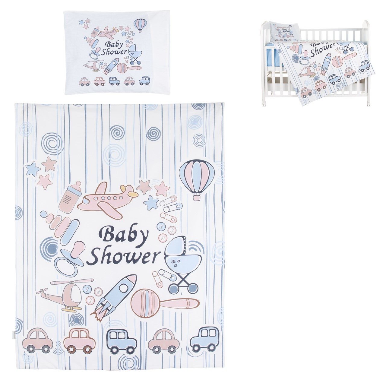 Babybettwäsche 5-teiliges Bettwäsche Set