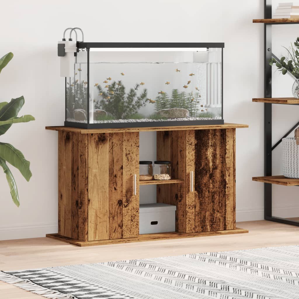 vidaXL Aquariumunterschrank Aquariumständer Altholz-Optik 101x41x58 cm Holz günstig online kaufen