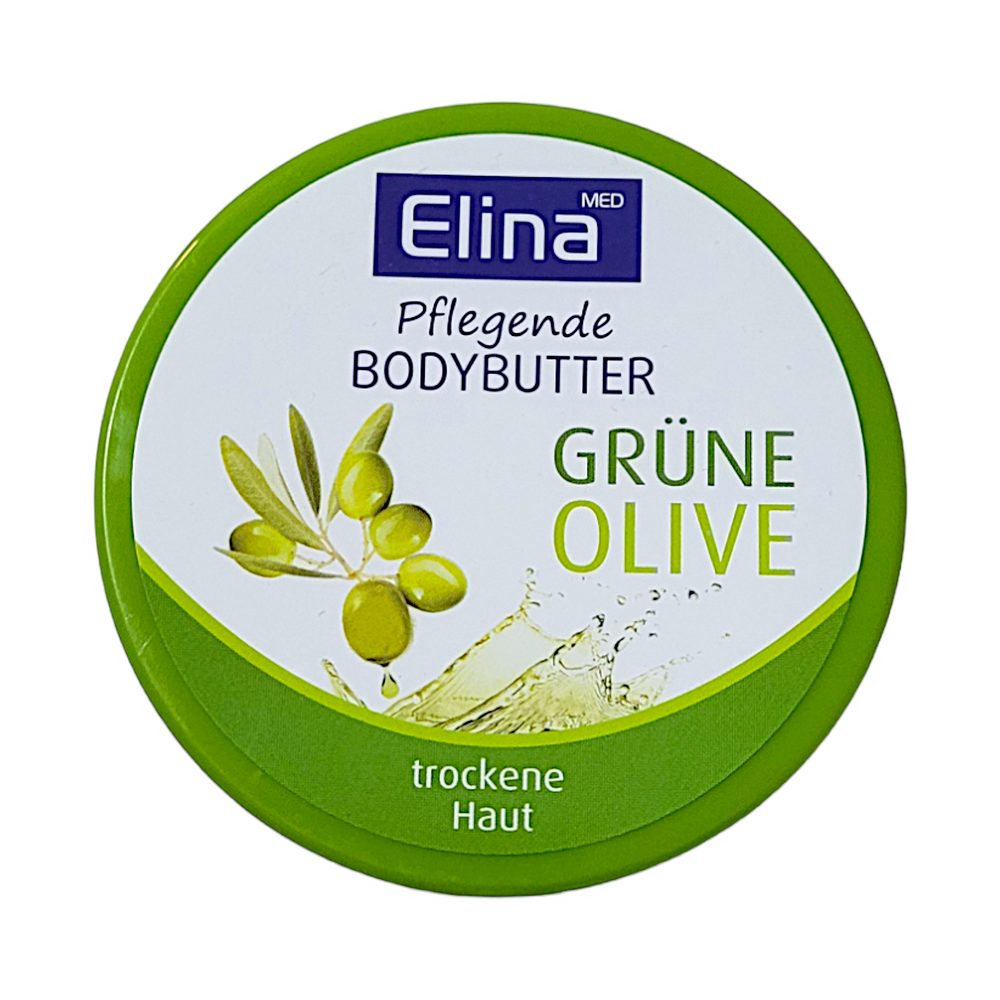 Jean Products Hautcreme Elina Bodybutter Grüne Olive für Trockene Haut 150ml