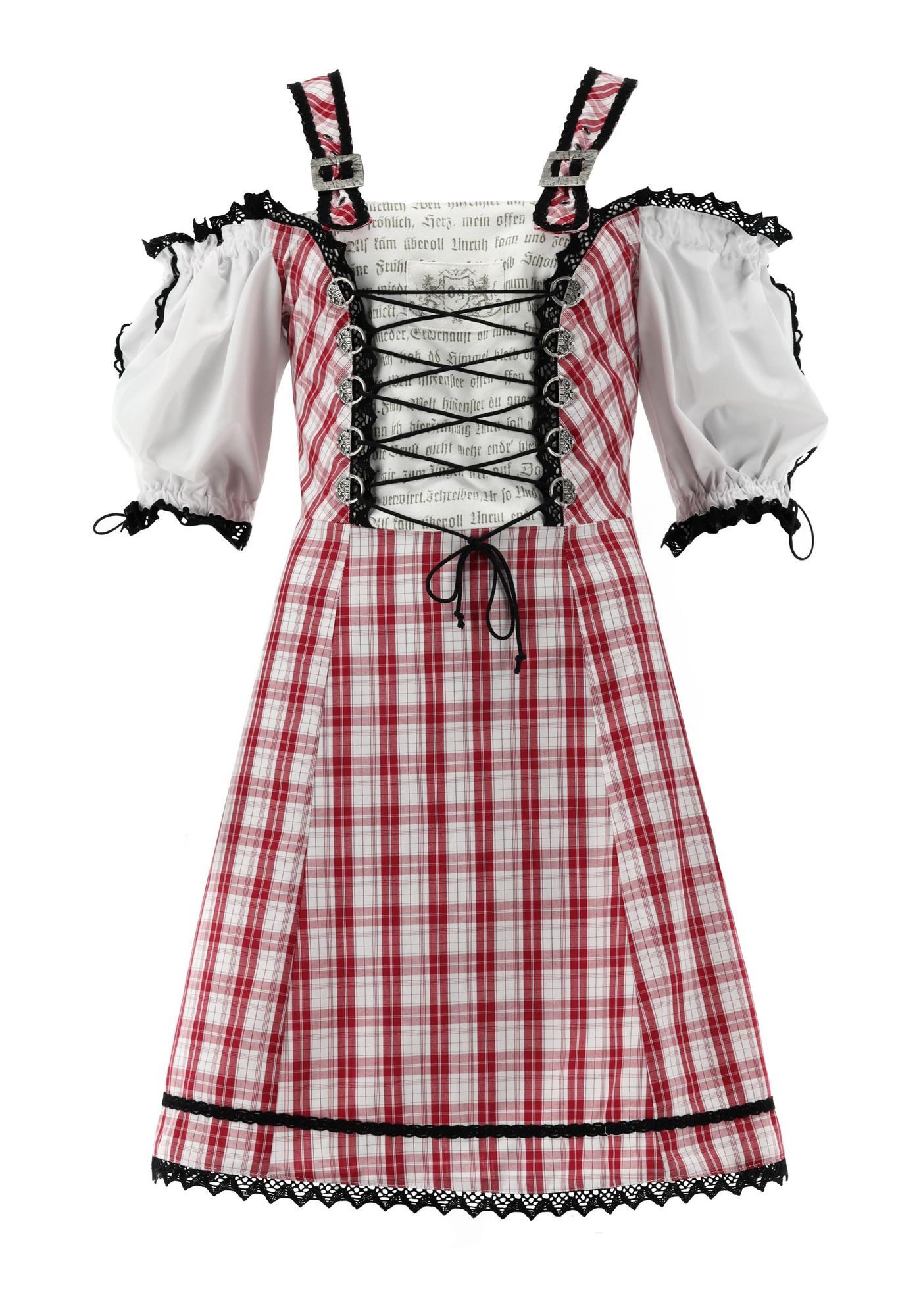 OS Trachten Trachtenkleid Qedaro Tailliert