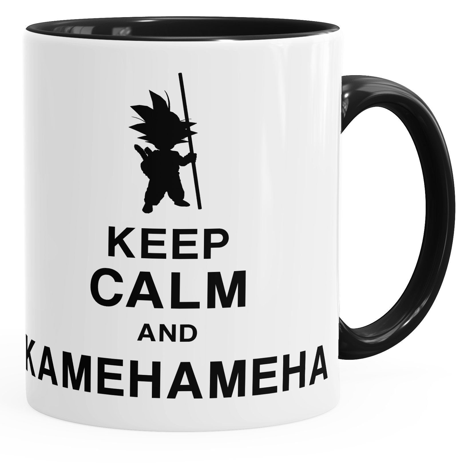 MoonWorks Tasse Son Goku Tasse Keep Calm and Kamehameha Dragon Ball MoonWorks®, Keramik