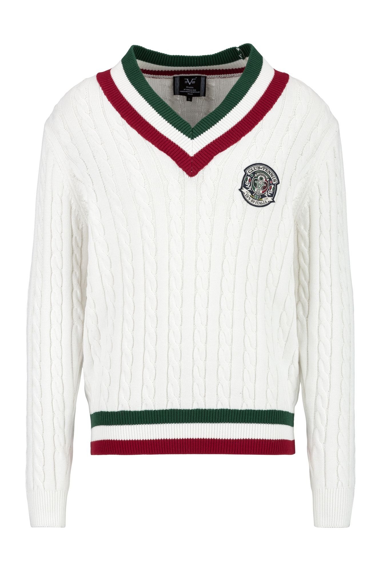 19V69 ITALIA Strickpullover ELIANO mit V-Ausschnitt günstig online kaufen