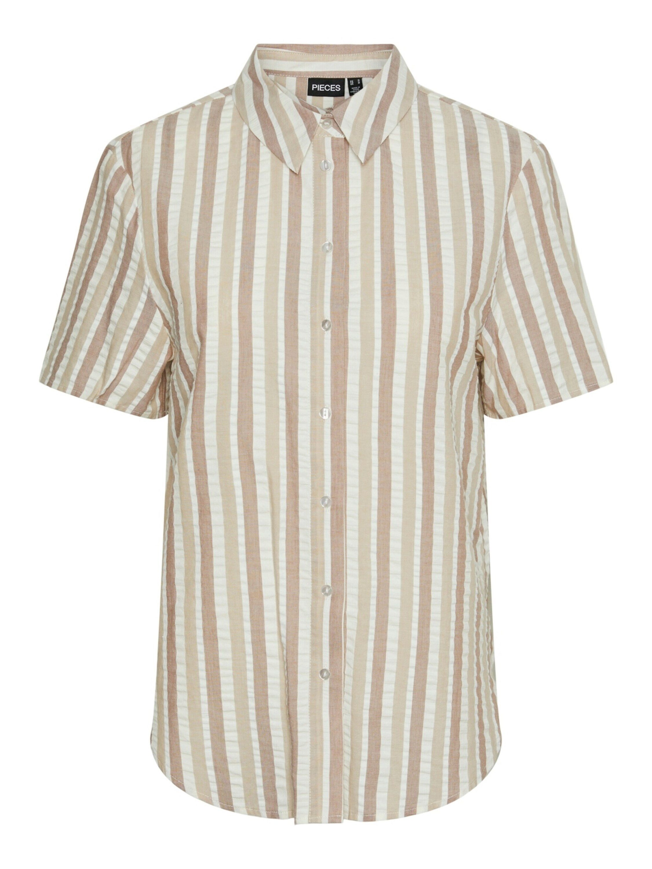 pieces Kurzarmbluse PCAitlyn (1-tlg) Plain/ohne Details