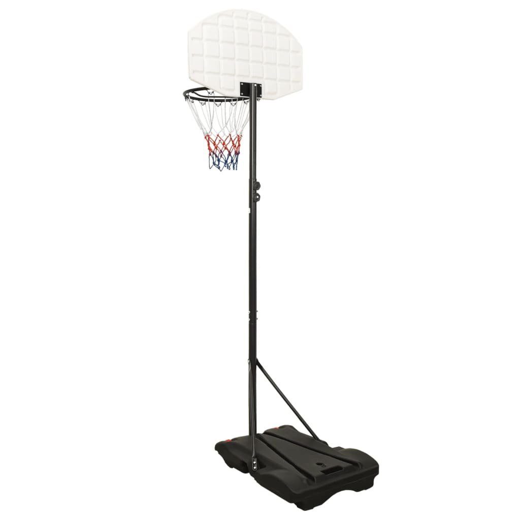 216-250 Weiß Polyethylen Basketballkorb Basketballständer vidaXL cm