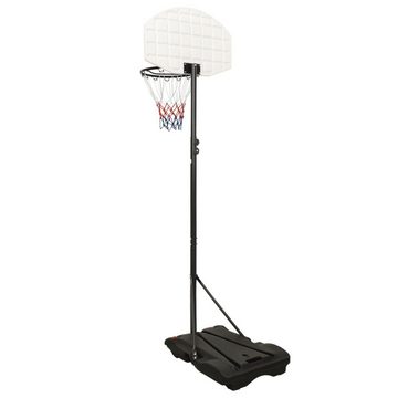 vidaXL Basketballkorb Basketballständer Weiß 216-250 cm Polyethylen