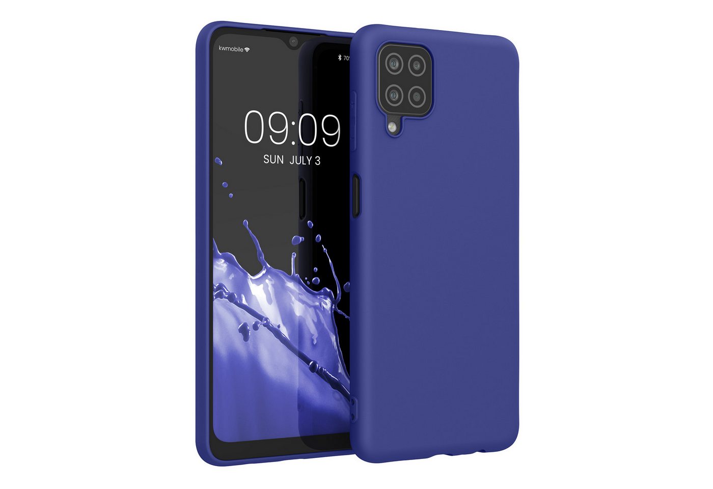 kwmobile Handyhülle Hülle für Samsung Galaxy A12, Hülle Silikon - Soft Handyhülle - Handy Case Cover