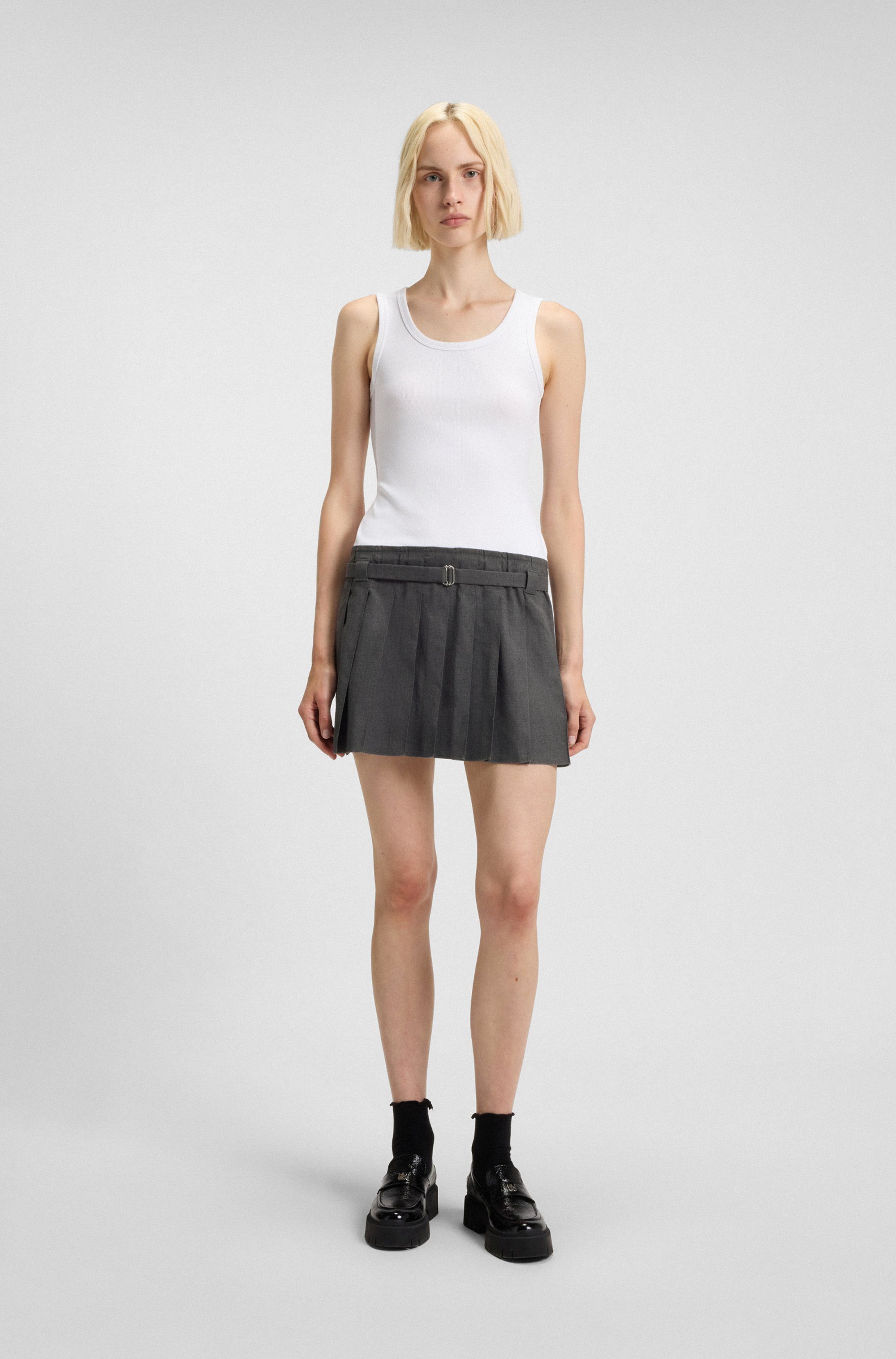 HUGO Blue Minikleid Norila TwoinOne Slim günstig online kaufen